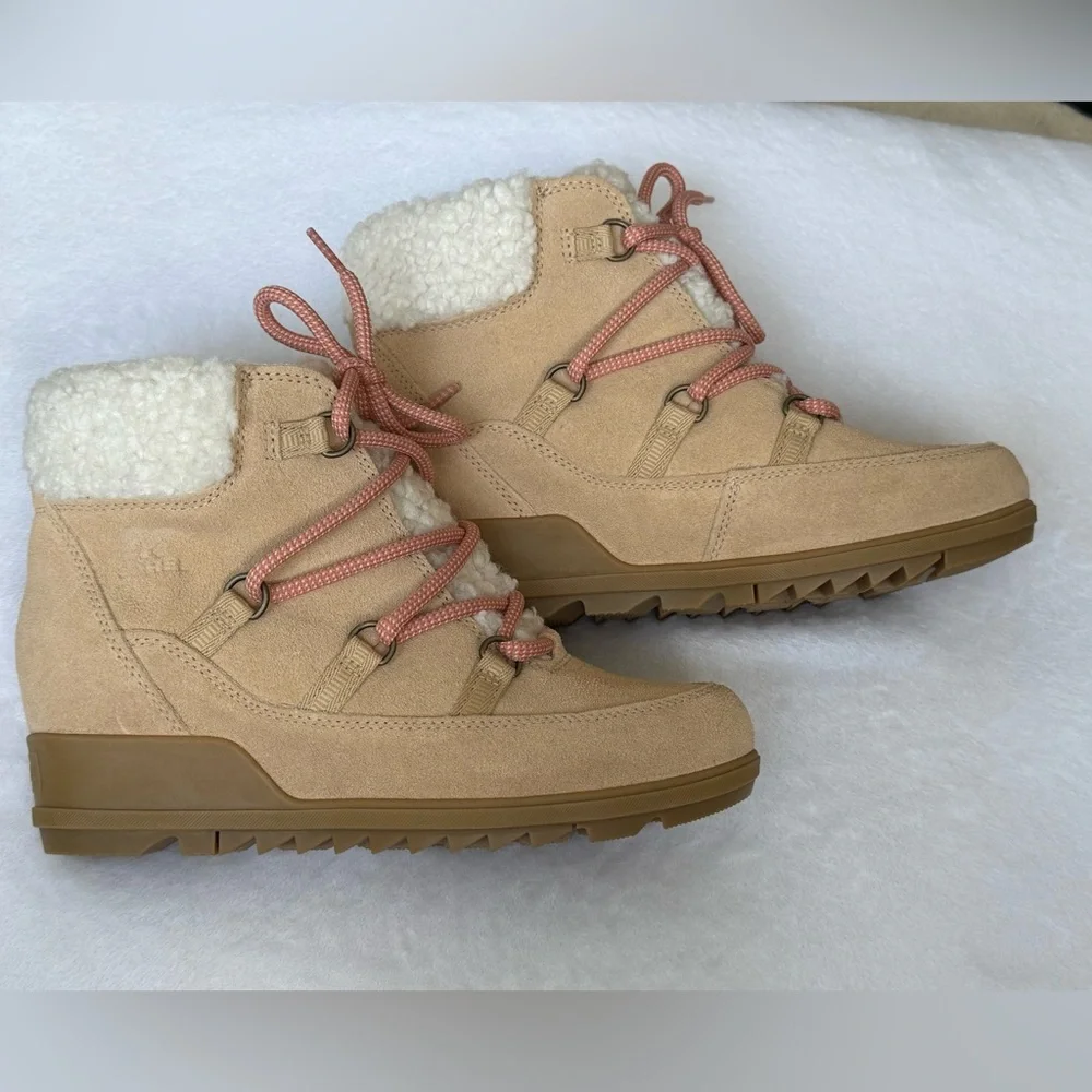 Sorel Women's Evie Lace Up Waterproof Wedge Bootie - Picture 5 of 10